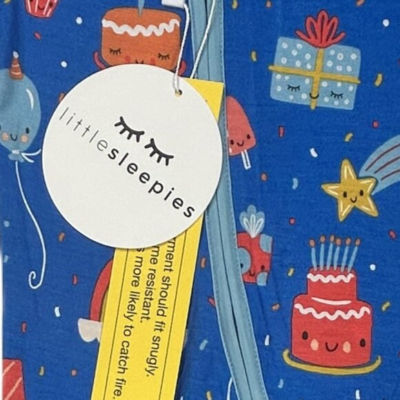 Little Sleepies Birthday Wishes Zippy 0-3 M - Picture 2 of 2